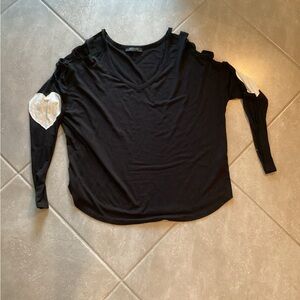 Black and White Women's Top